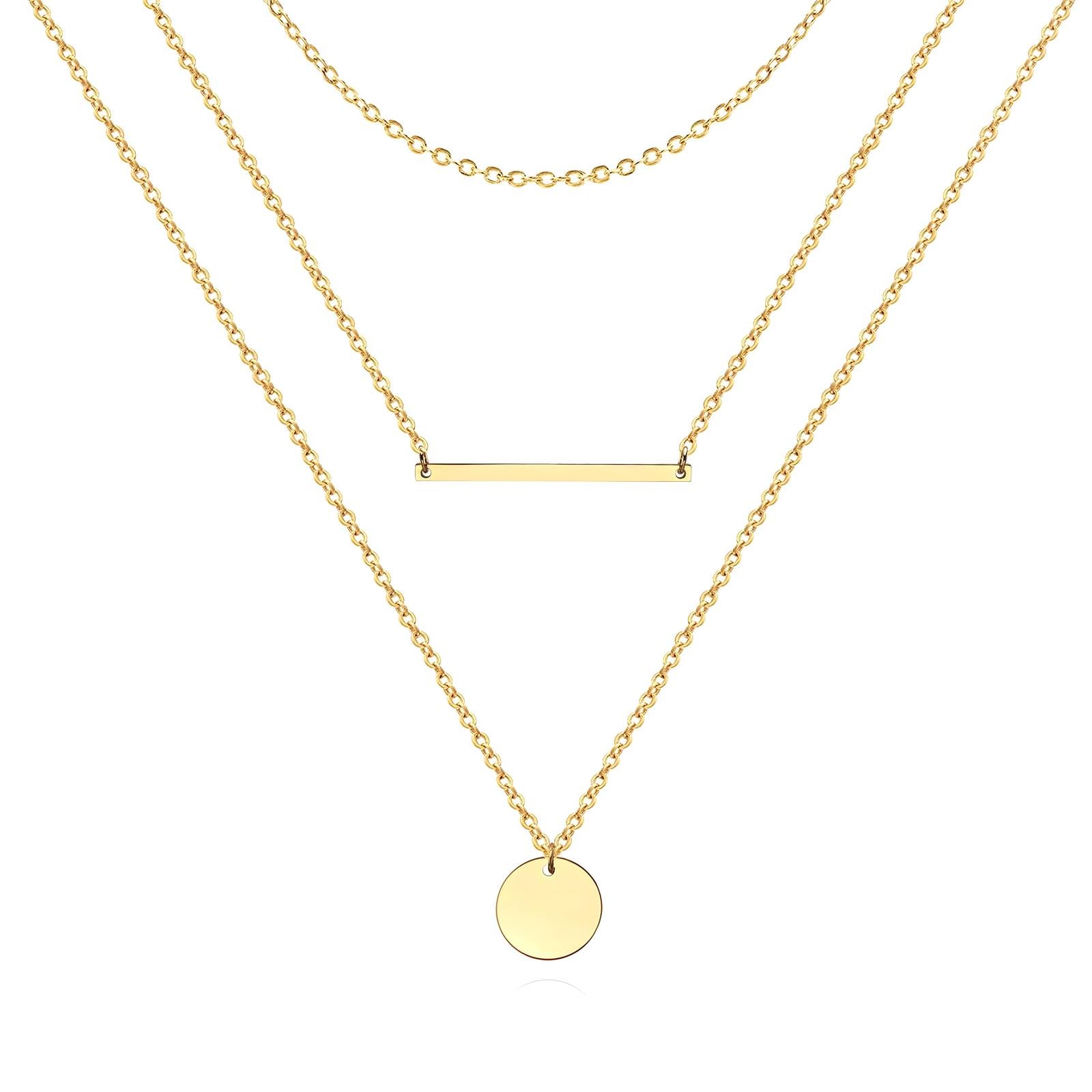 18K gold plated Stainless steel necklace