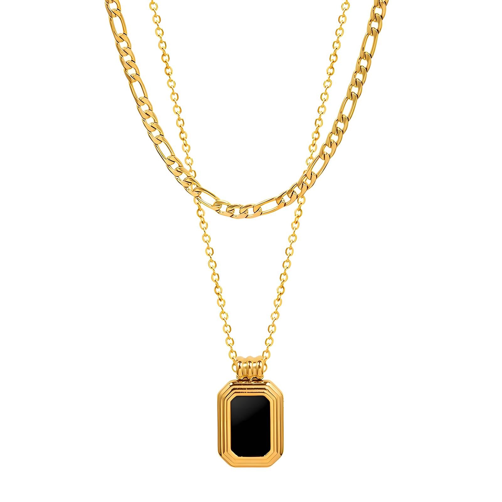 18K gold plated Stainless steel necklace