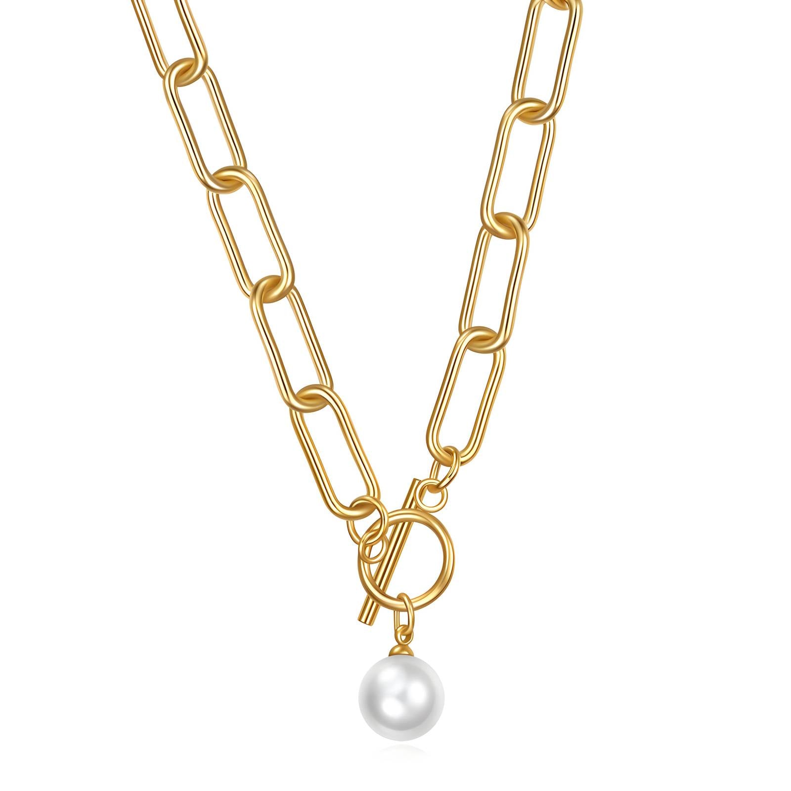 18K gold plated Stainless steel necklace