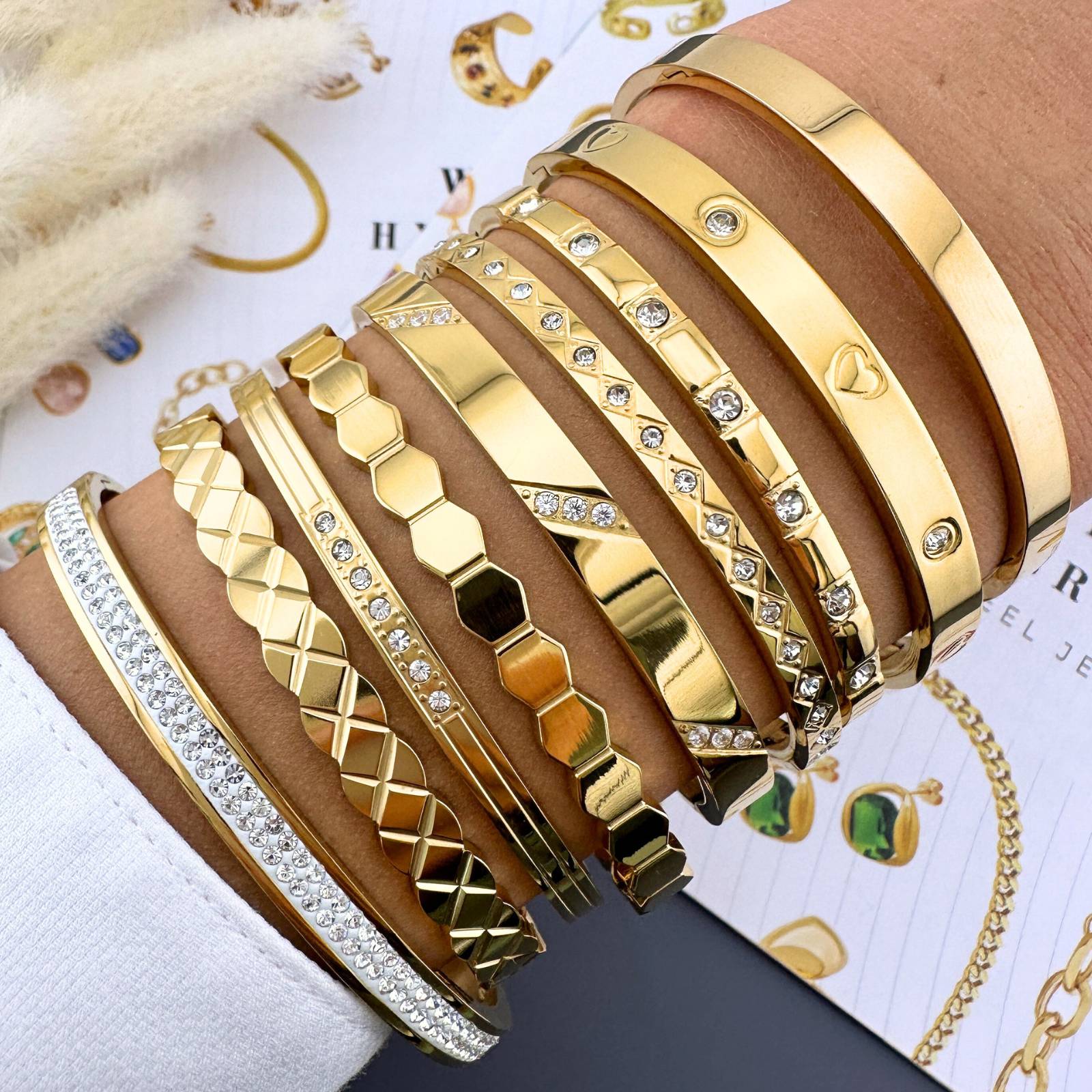 18K gold plated Stainless steel bracelet