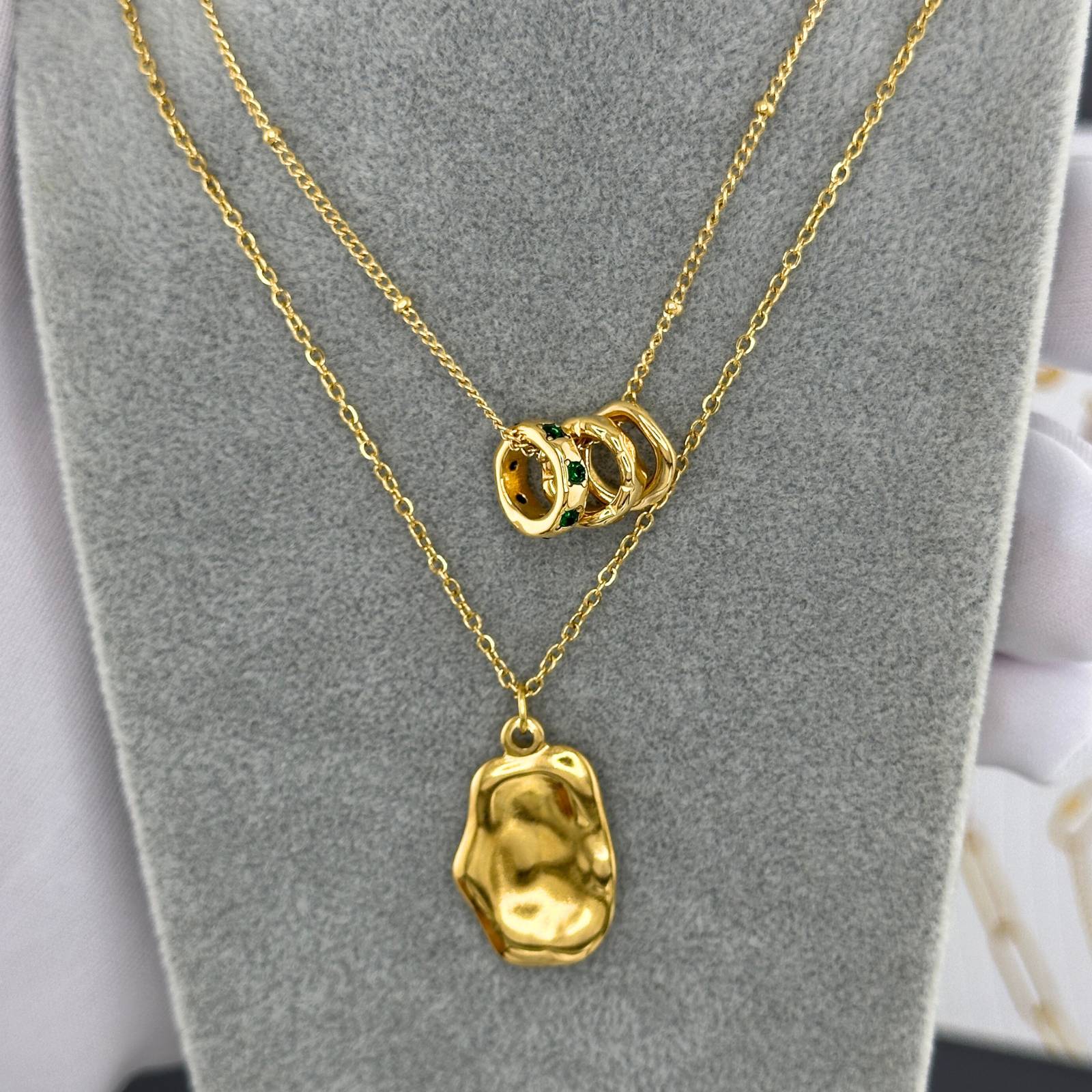 18K gold plated Stainless steel necklace