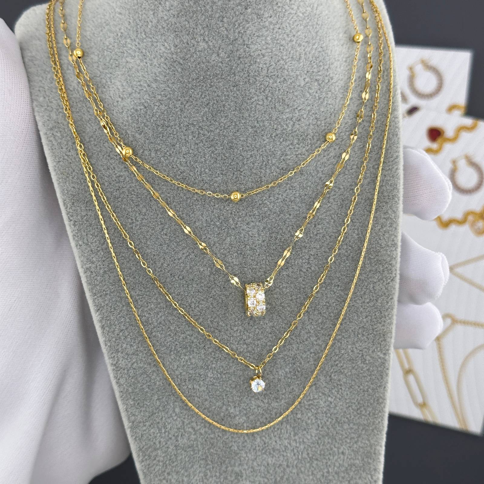 18K gold plated Stainless steel necklace