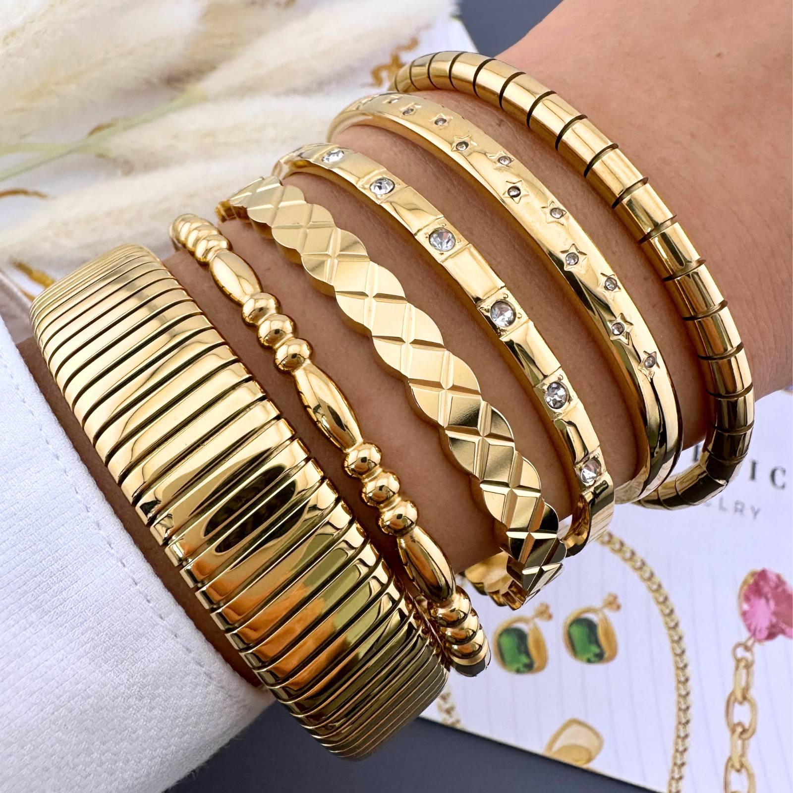 18K gold plated Stainless steel bracelet