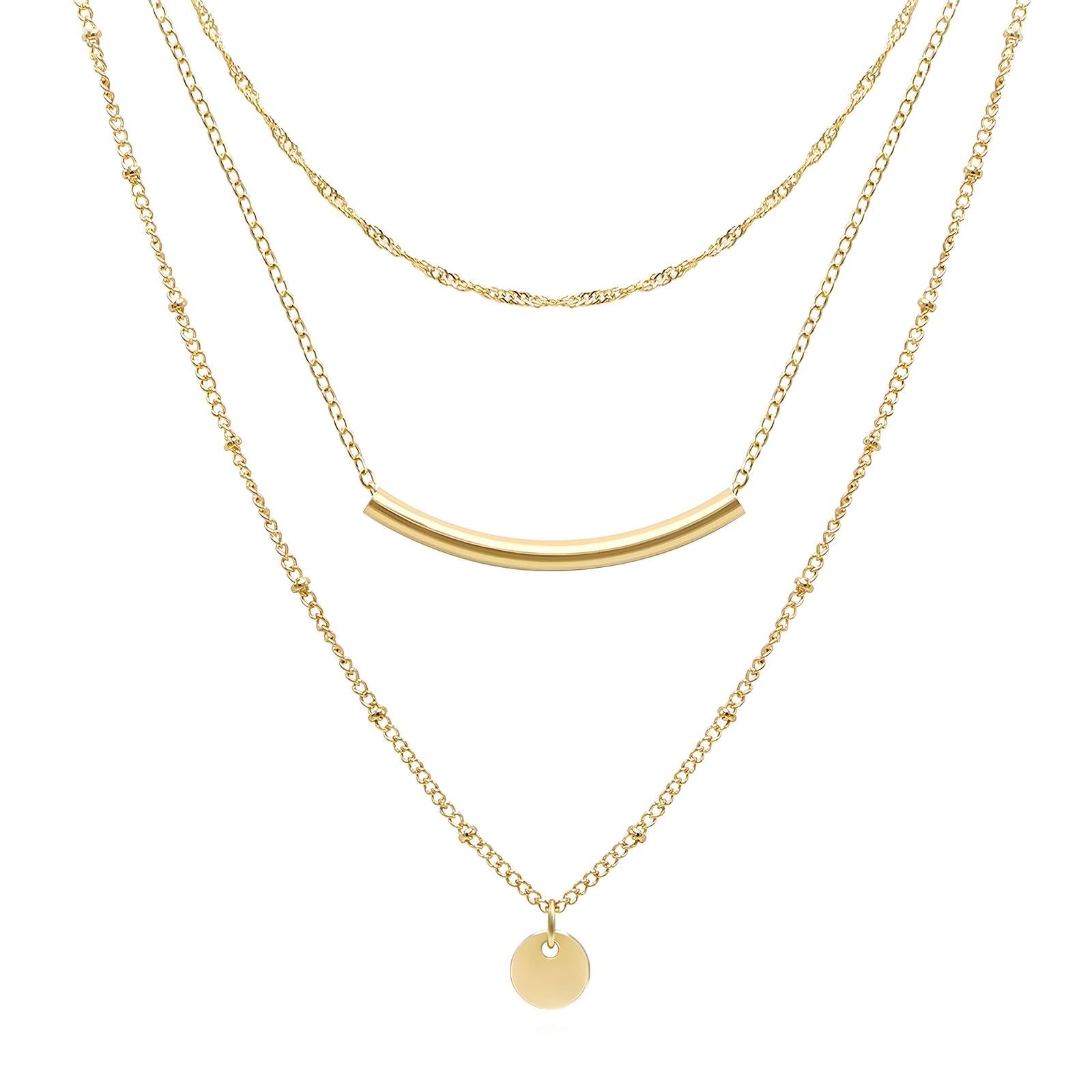 18K gold plated Stainless steel necklace