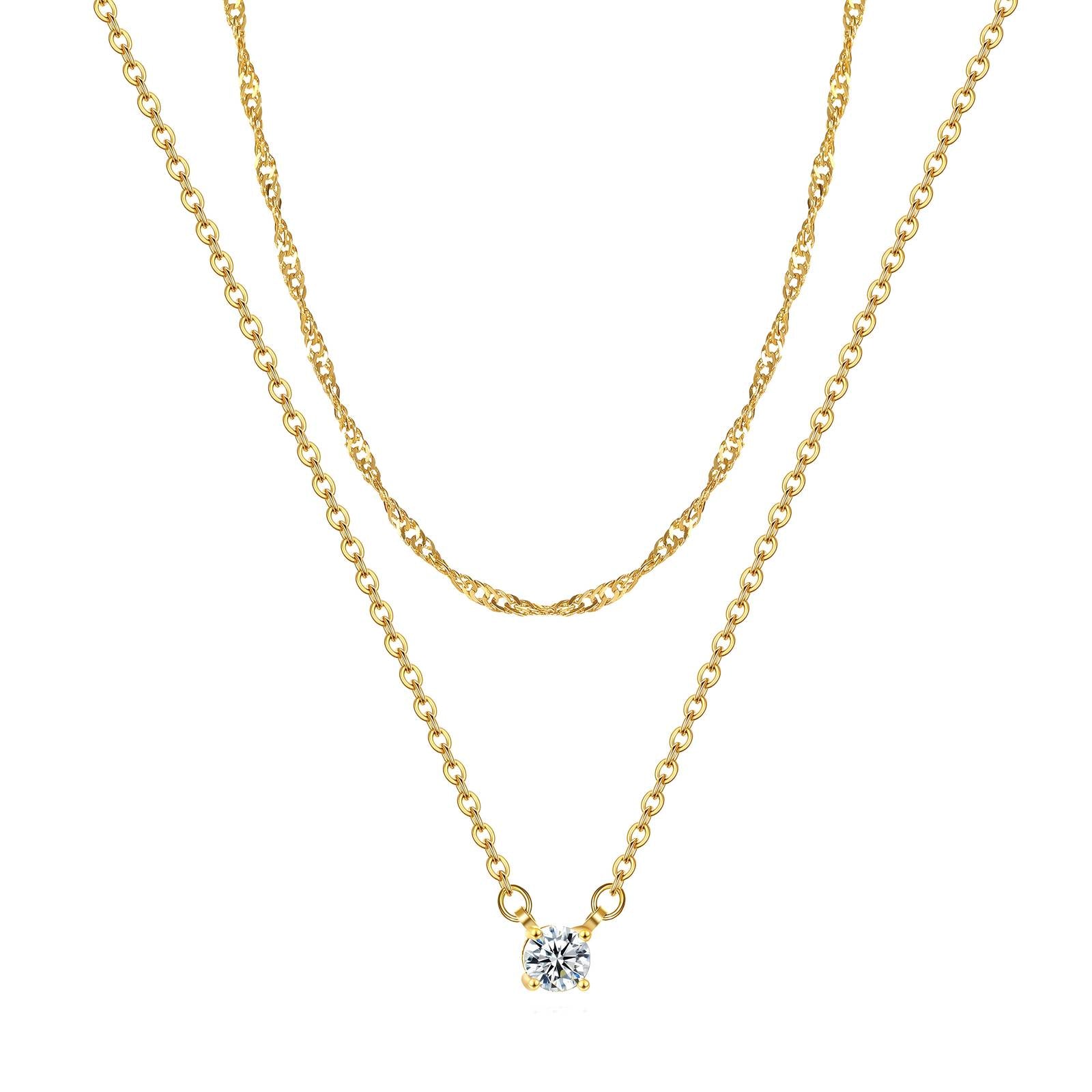 18K gold plated Stainless steel necklace