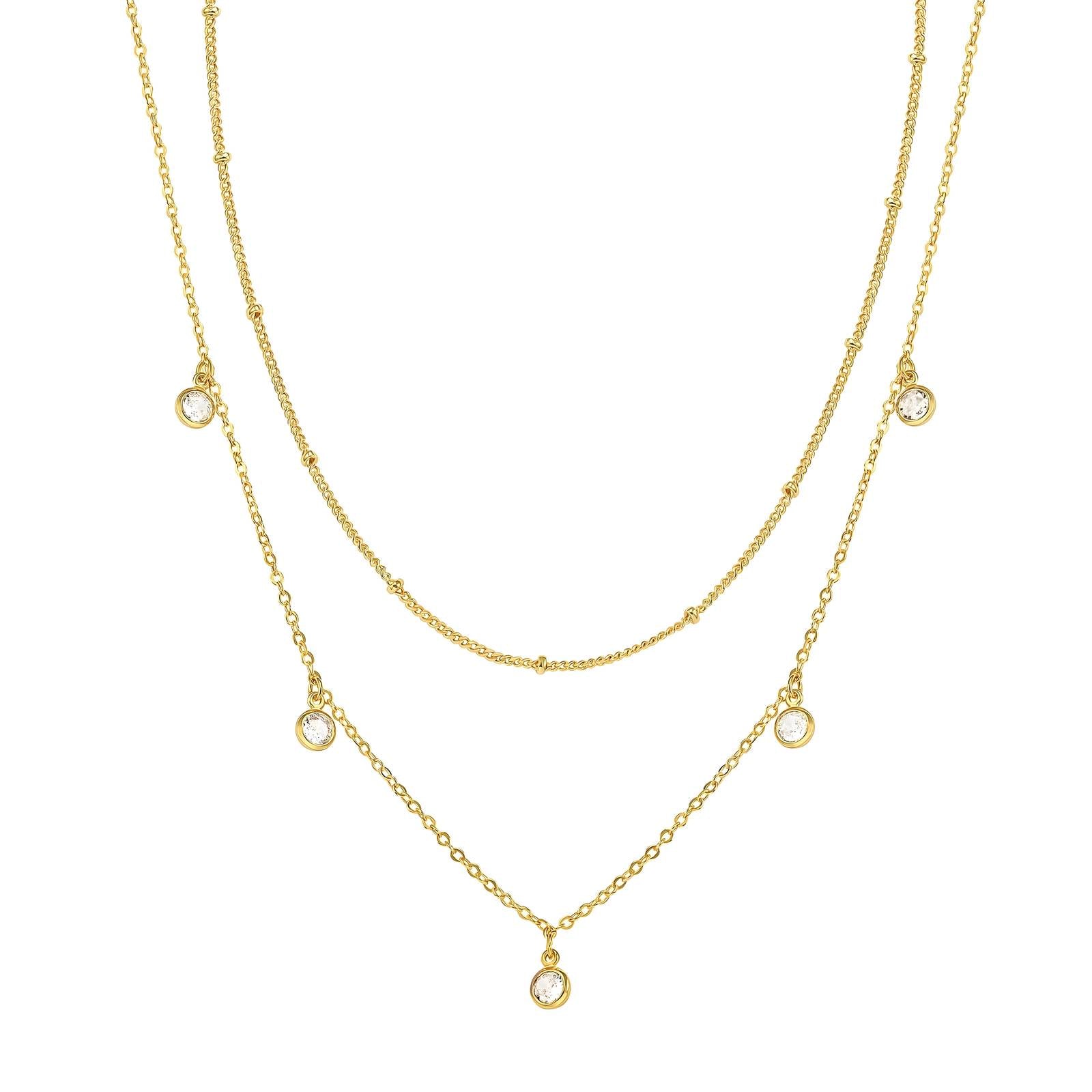 18K gold plated Stainless steel necklace