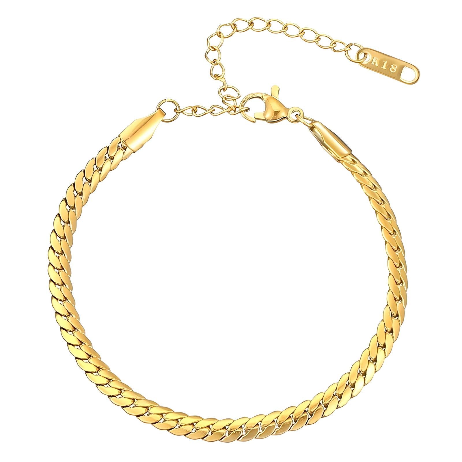 18K gold plated Stainless steel bracelet