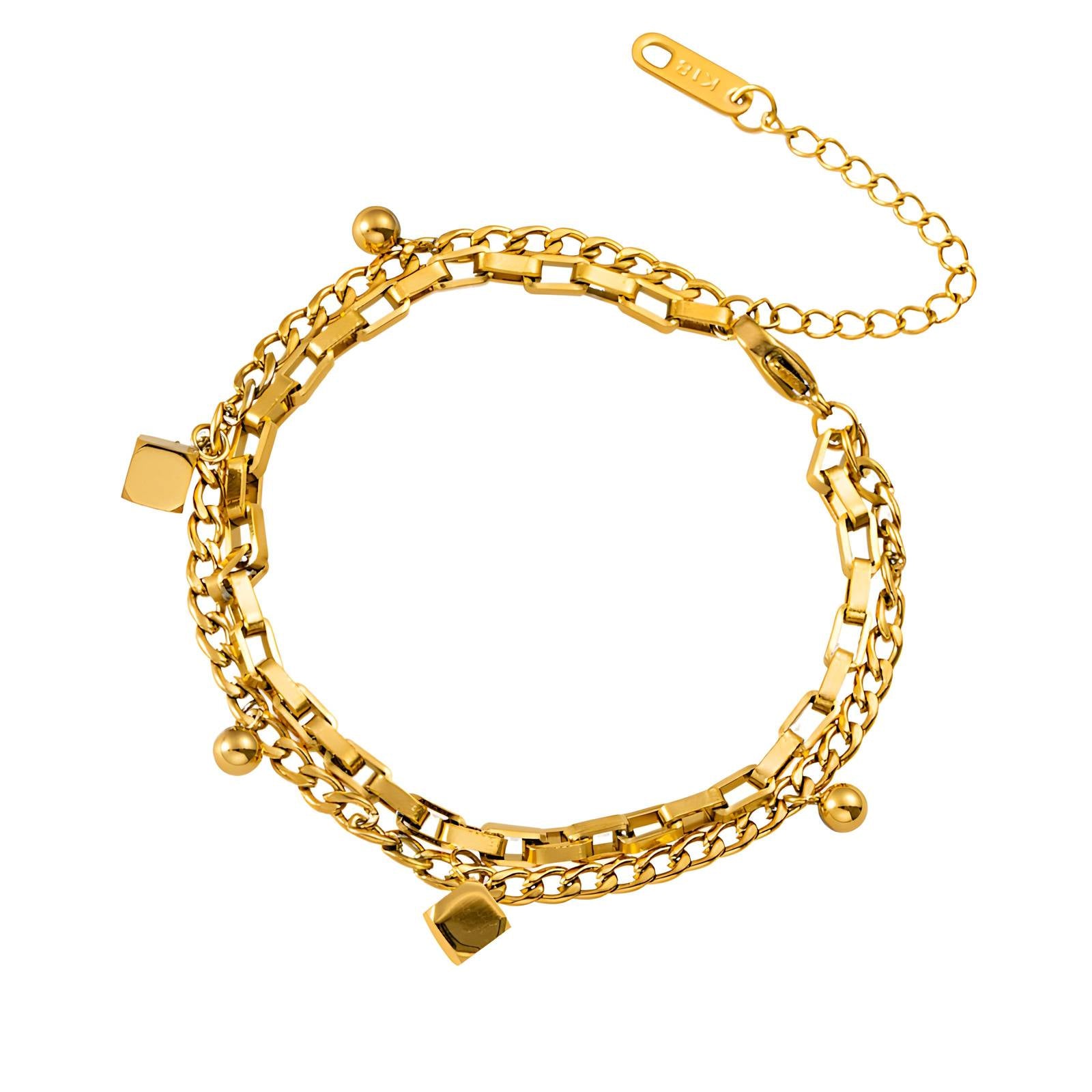 18K gold plated Stainless steel bracelet