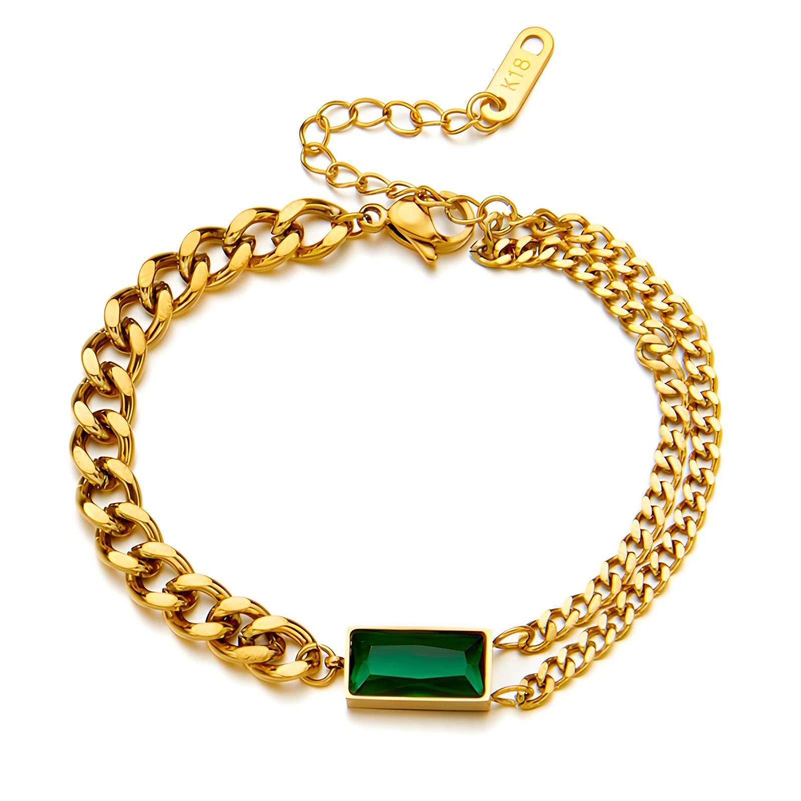 18K gold plated Stainless steel bracelet