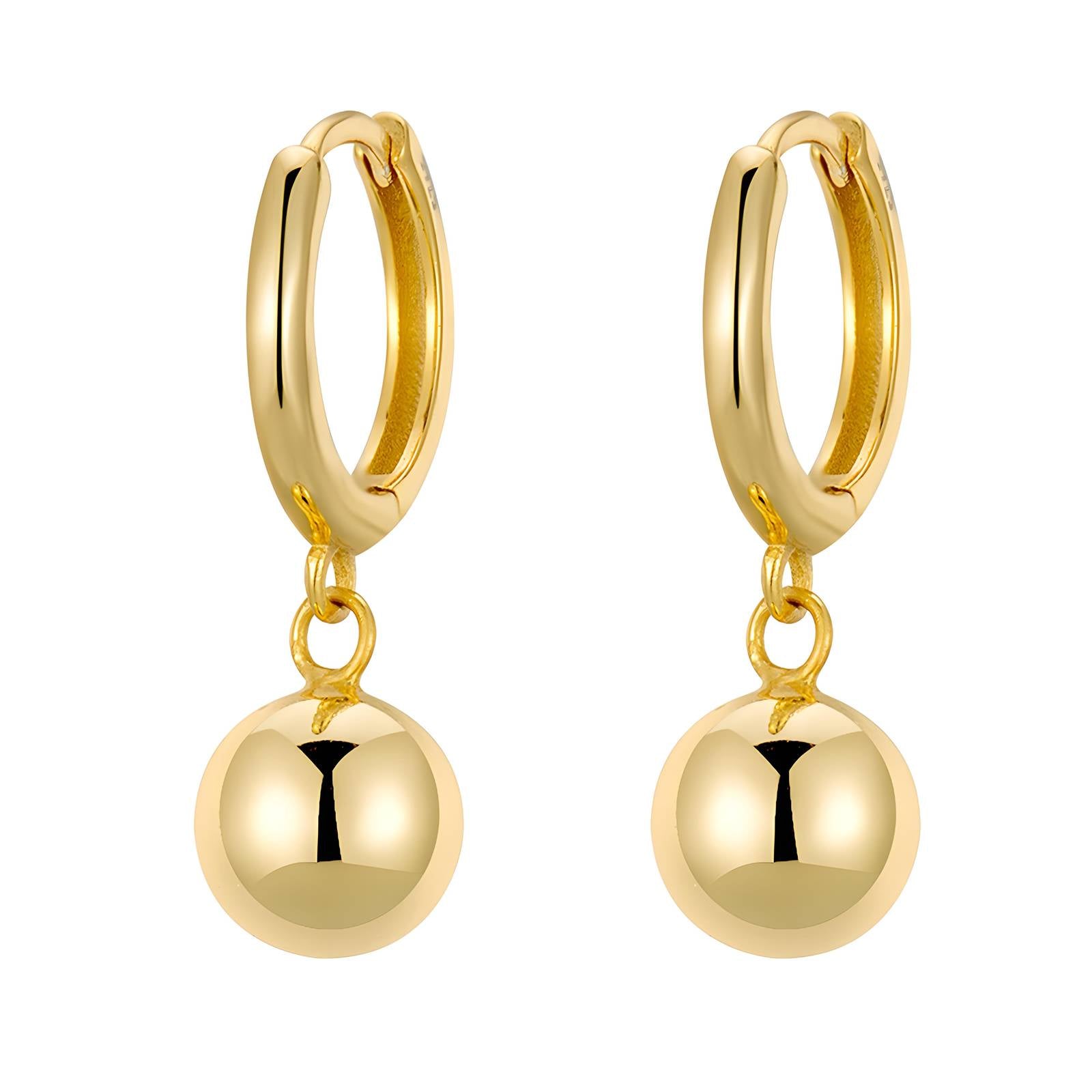 Elegant 18K Gold Plated Stainless Steel Earrings