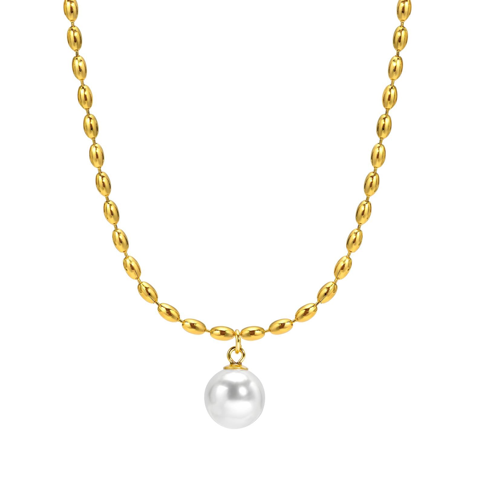 18K gold plated Stainless steel necklace