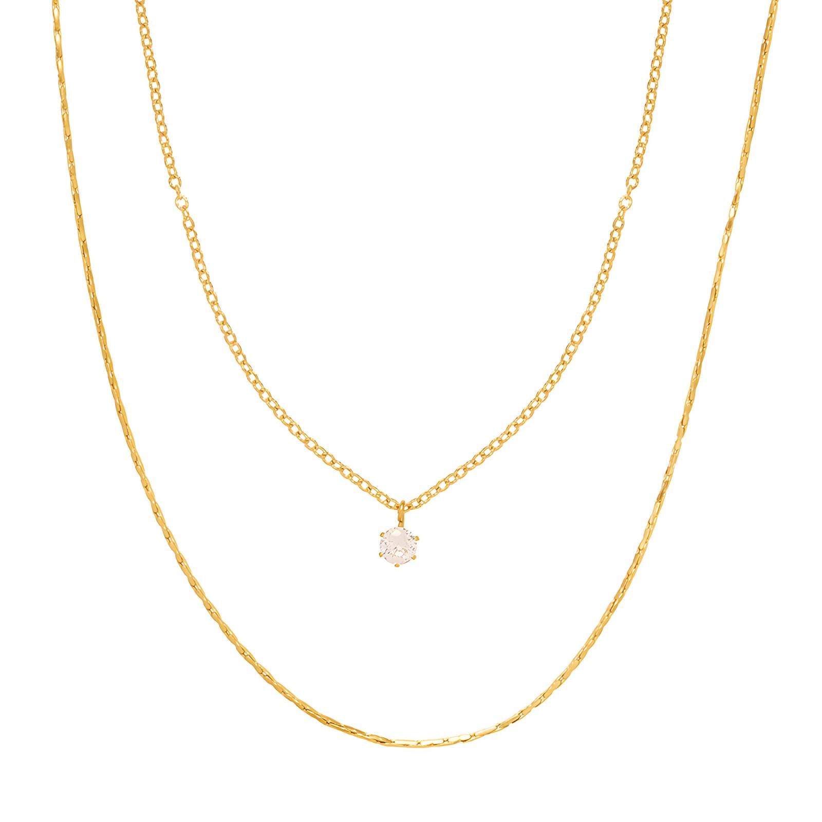 18K gold plated Stainless steel necklace