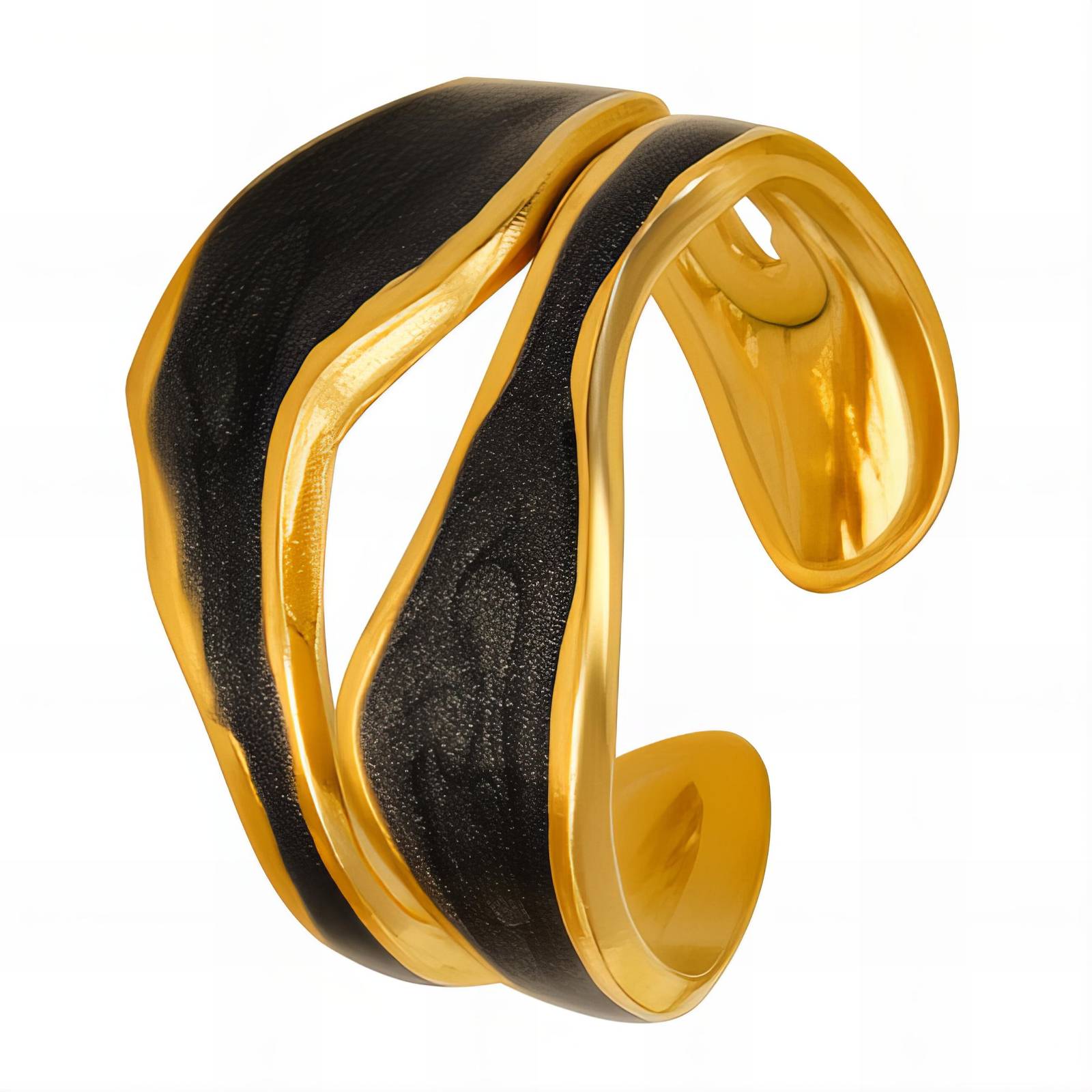 18K gold plated Stainless steel finger ring