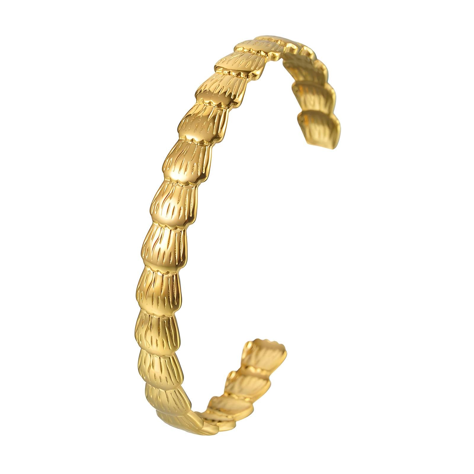 Elegant 18K Gold Plated Shells Bracelet