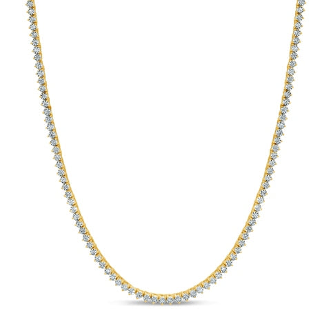 Necklace With 2.54 Carat TW Of Diamonds In 10K Gold
