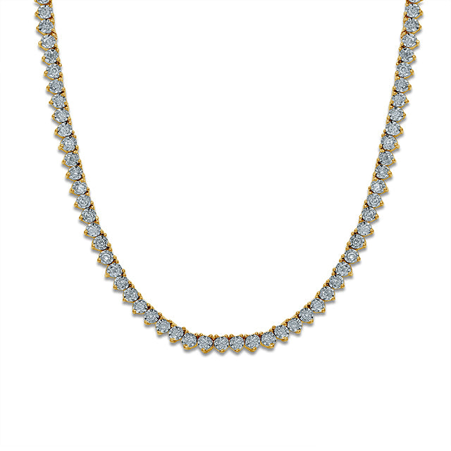 Necklace With 1.84 Carat TW Of Diamonds In 10K Gold
