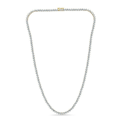 Necklace With 3.21 Carat TW Of Diamonds In 10K Gold